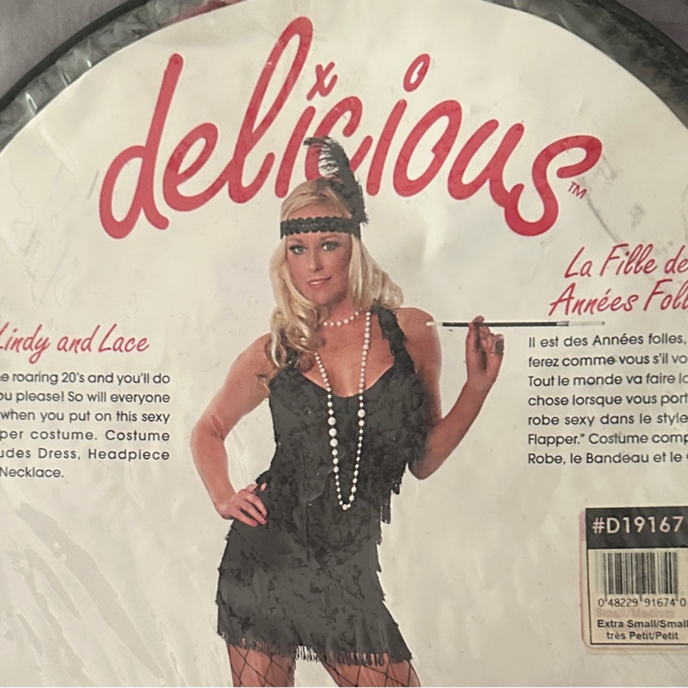 Delicious Black Flapper Costume